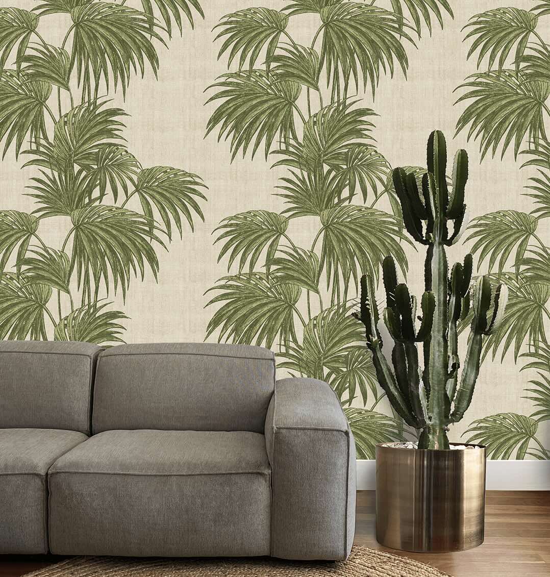 Palmarosa Green | Two Roll Set Wallpaper