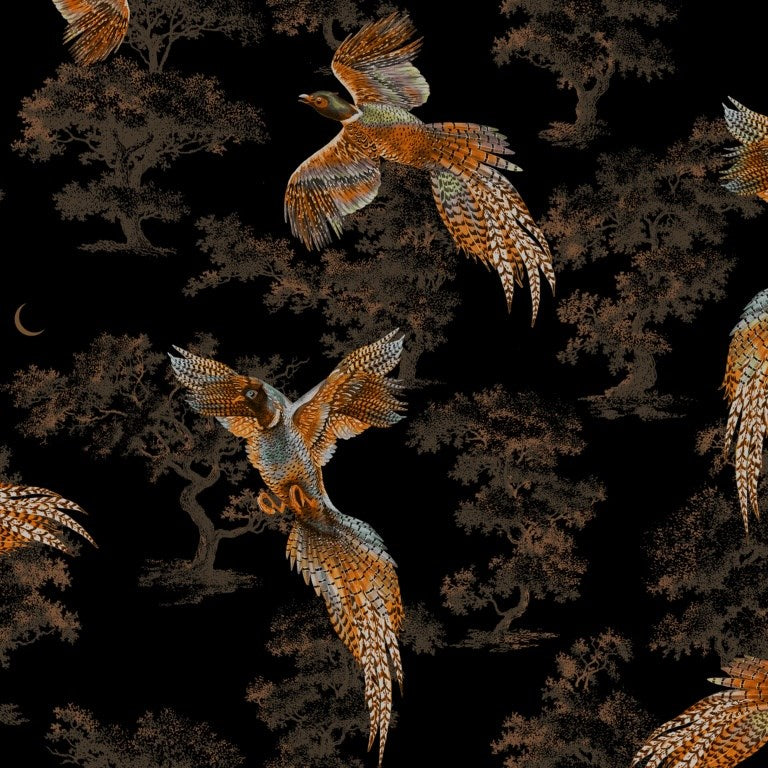 Pheasant Moon | Dark Wallpaper