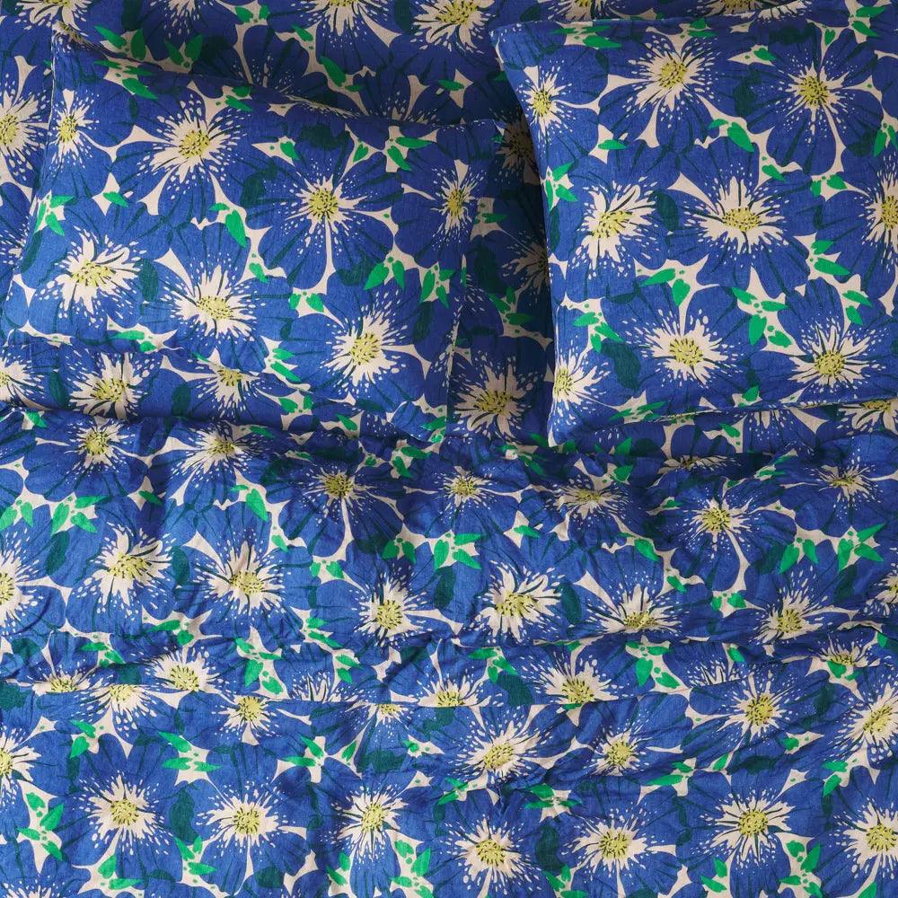 Berkeley Linen Quilt Cover - King Sage & Clare