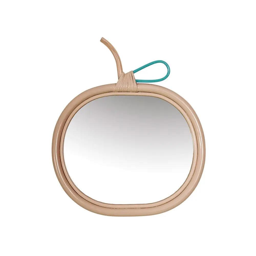 Children's Tutti Fruiti Mirror - Apple, Natural The Family Love Tree