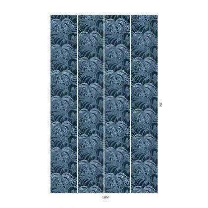 Palmeral Wallpaper - Midnight / Azure 3m House Of Hackney