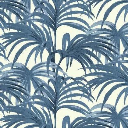 Palmeral Wallpaper - Off-White / Azure 2m House Of Hackney