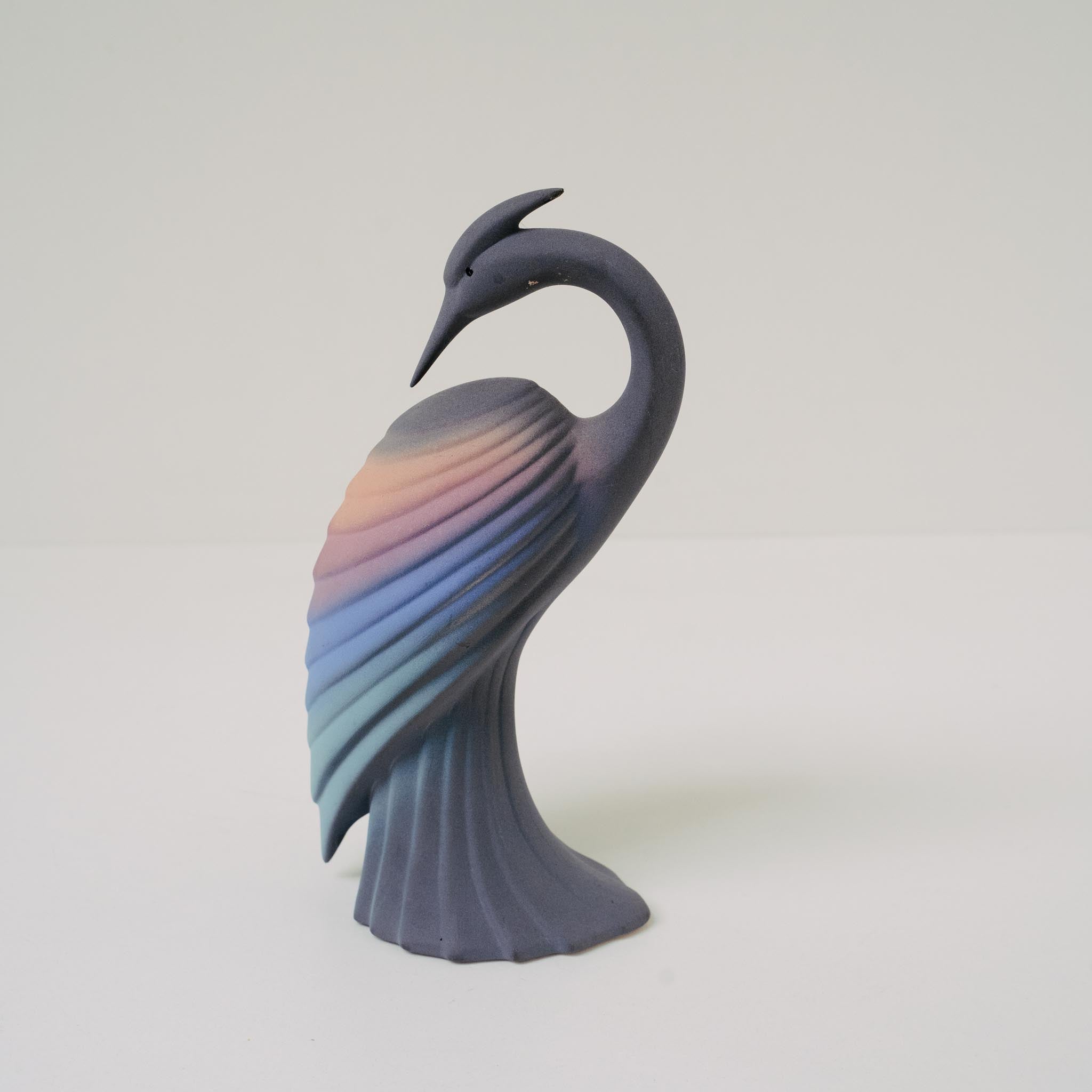 Multi 80's Ceramic Heron (matt)