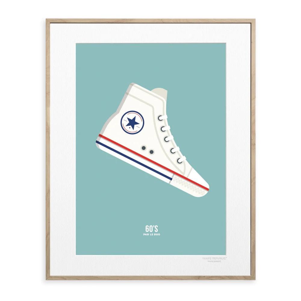 Basket Converse - Le Duo (Framed) - The Family Love Tree