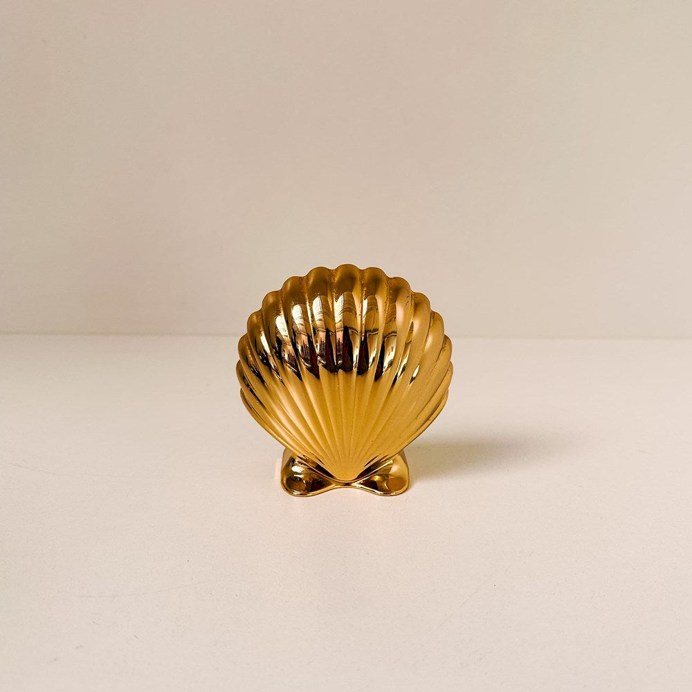 Vintage Brass Shell Mini Dish