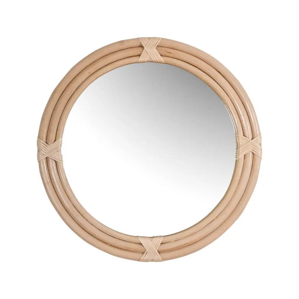 Rattan French Mirror The Family Love Tree