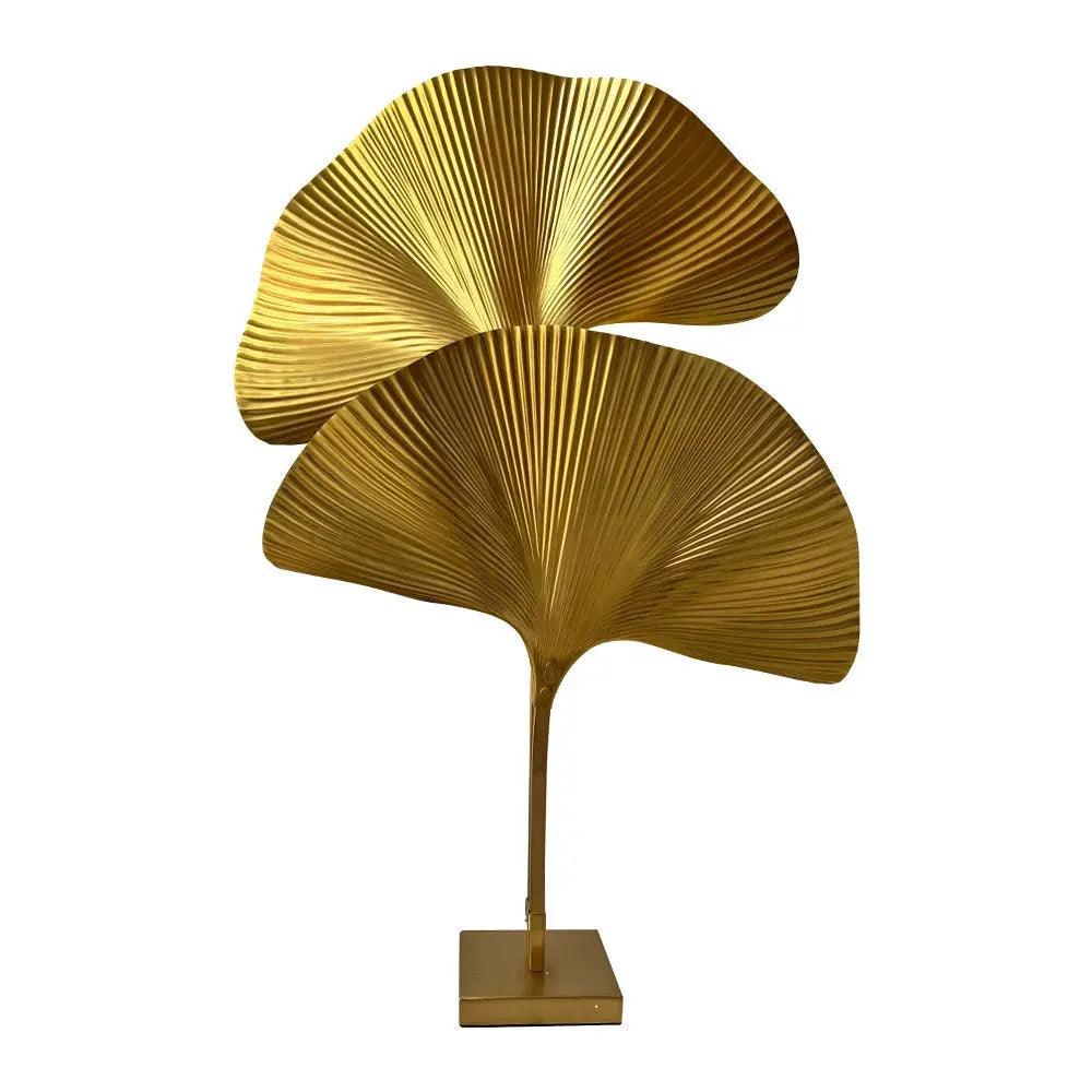 Sun Palm Table Lamp Brass Love Tree Interiors